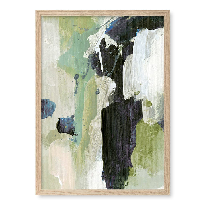 Waterfall Abstract Wall Art Print by Dan Hobday A4 (21 x 29.7cm) / Natural Oak Frame / No Border from our Australian Made Framed Wall Art, Prints & Posters collection by Profile Products (Australia) Pty Ltd