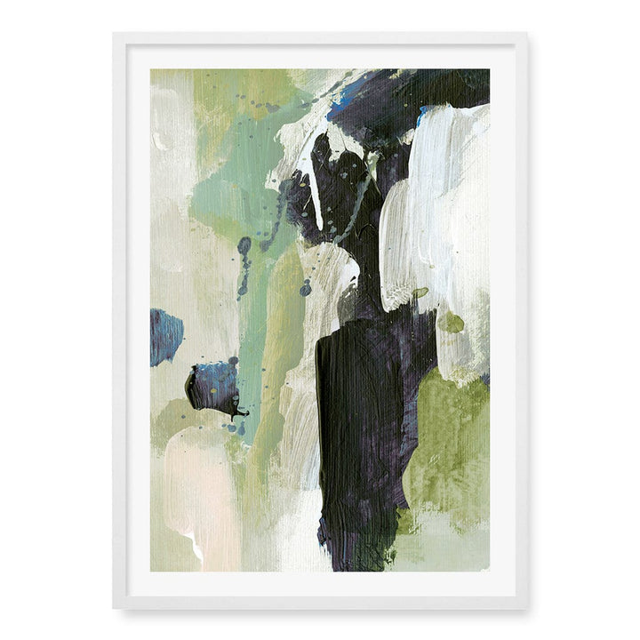 Waterfall Wall Art Print A1 (59.4 x 84.1cm) / Matte White Frame / White Border from our Australian Made Wall Art collection by Profile Australia