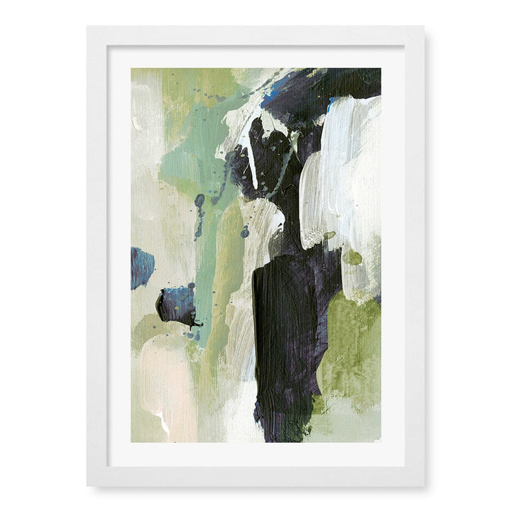 Waterfall Wall Art Print A3 (29.7 x 42cm) / Matte White Frame / White Border from our Australian Made Wall Art collection by Profile Australia