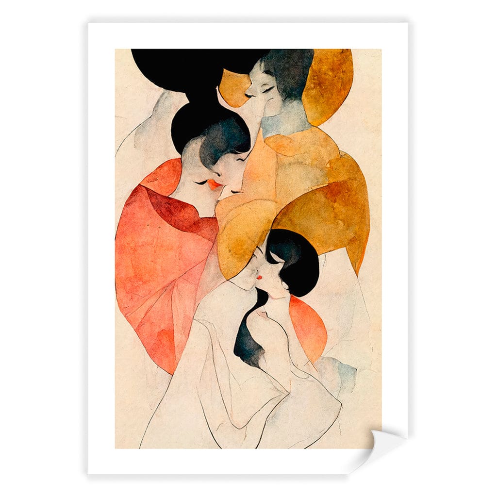 Whispering Elegance Wall Art Print A4 (21 x 29.7cm) / Print Only / White Border from our Australian Made Framed Wall Art, Prints &amp; Posters collection by Profile Australia