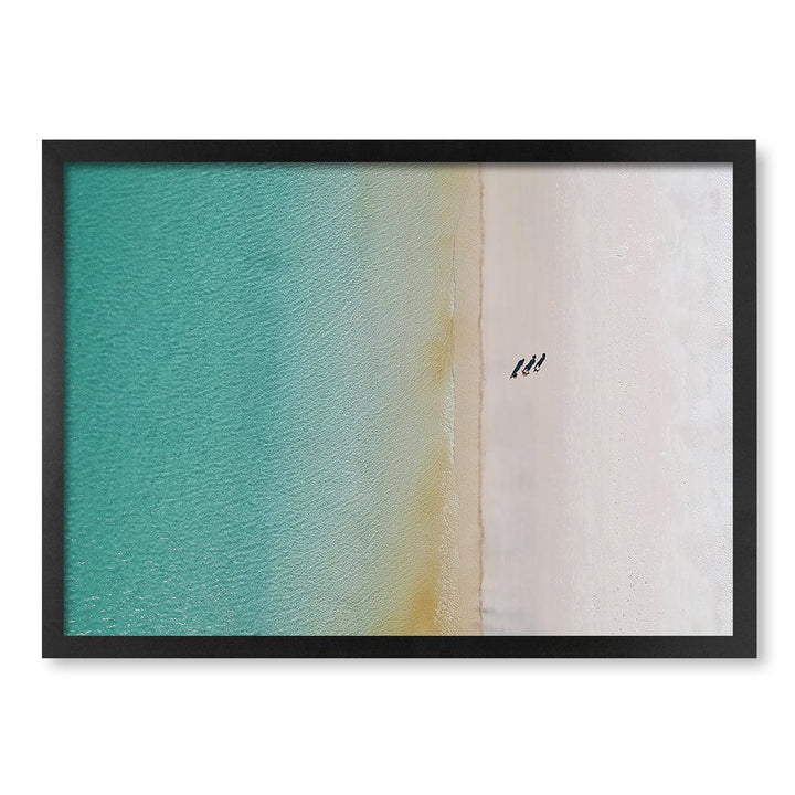 Whitsundays Sands Wall Art Print A2 (42 x 59.4cm) / Matte Black Frame / No Border from our Australian Made Framed Wall Art, Prints & Posters collection by Profile Products (Australia) Pty Ltd