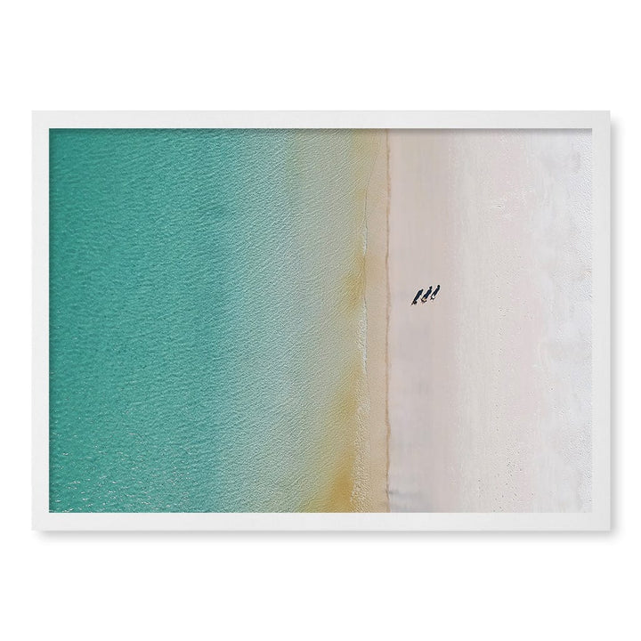 Whitsundays Sands Wall Art Print A2 (42 x 59.4cm) / Matte White Frame / No Border from our Australian Made Framed Wall Art, Prints & Posters collection by Profile Products (Australia) Pty Ltd