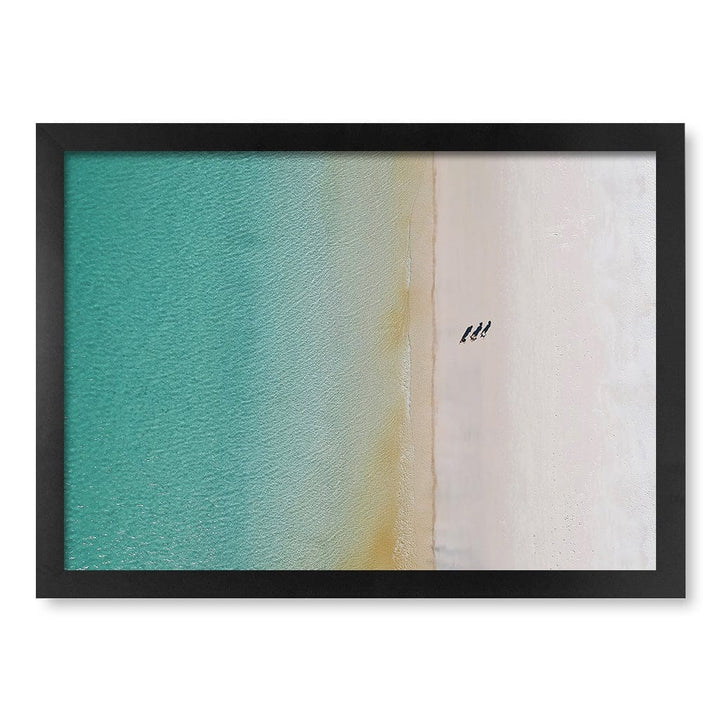 Whitsundays Sands Wall Art Print A3 (29.7 x 42cm) / Matte Black Frame / No Border from our Australian Made Framed Wall Art, Prints & Posters collection by Profile Products (Australia) Pty Ltd