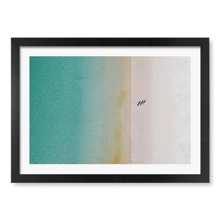 Whitsundays Sands Wall Art Print A3 (29.7 x 42cm) / Matte Black Frame / White Border from our Australian Made Framed Wall Art, Prints & Posters collection by Profile Products (Australia) Pty Ltd