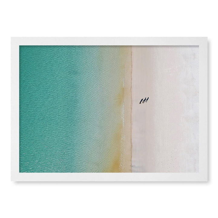 Whitsundays Sands Wall Art Print A3 (29.7 x 42cm) / Matte White Frame / No Border from our Australian Made Framed Wall Art, Prints & Posters collection by Profile Products (Australia) Pty Ltd
