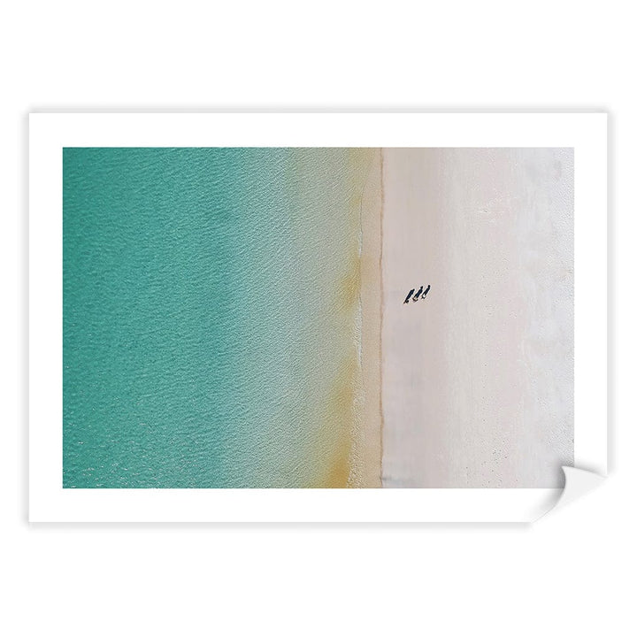 Whitsundays Sands Wall Art Print A4 (21 x 29.7cm) / Print Only / White Border from our Australian Made Framed Wall Art, Prints & Posters collection by Profile Products (Australia) Pty Ltd