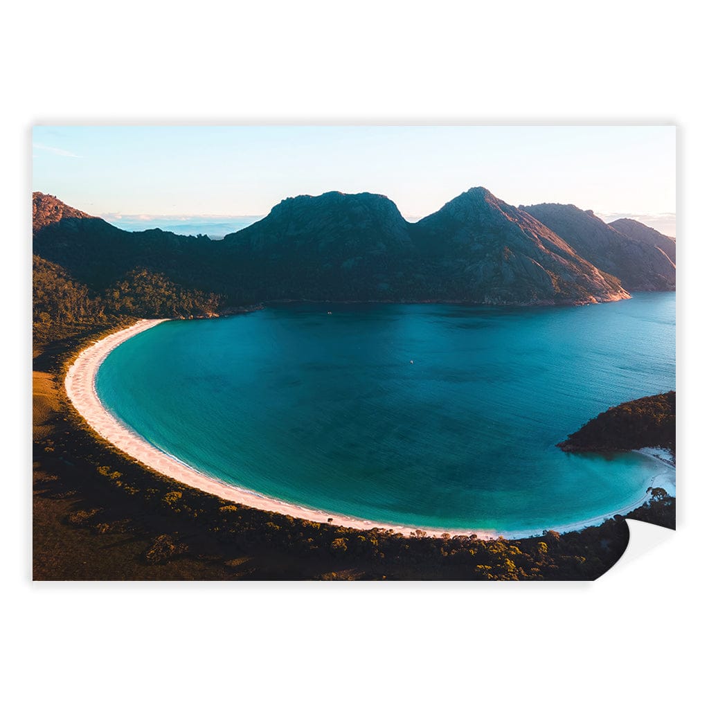 Wineglass Bay Wall Art Print A4 (21 x 29.7cm) / Print Only / No Border from our Australian Made Framed Wall Art, Prints & Posters collection by Profile Products (Australia) Pty Ltd