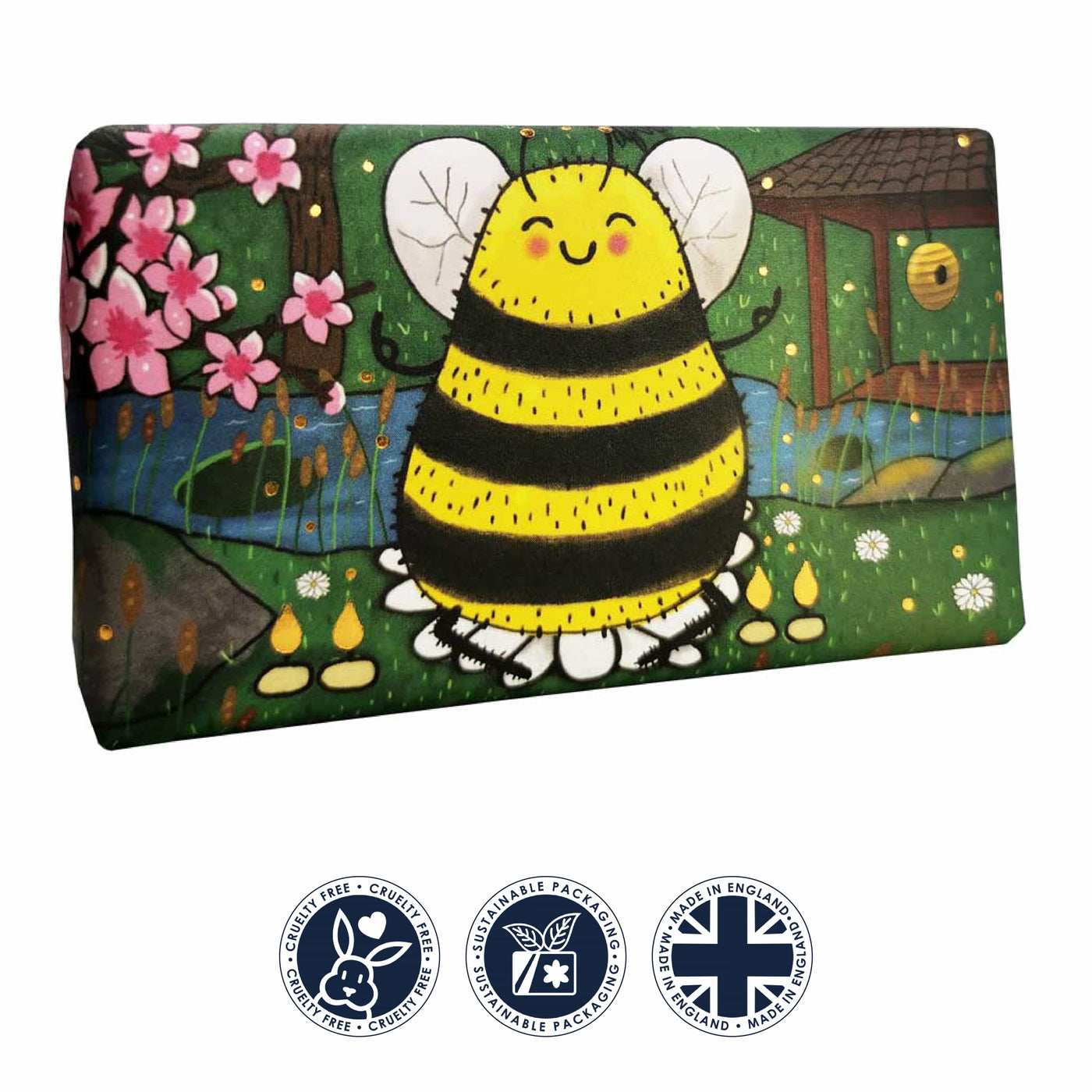 Wonderful Animals Bee Soap Bar from our Luxury Bar Soap collection by The English Soap Company