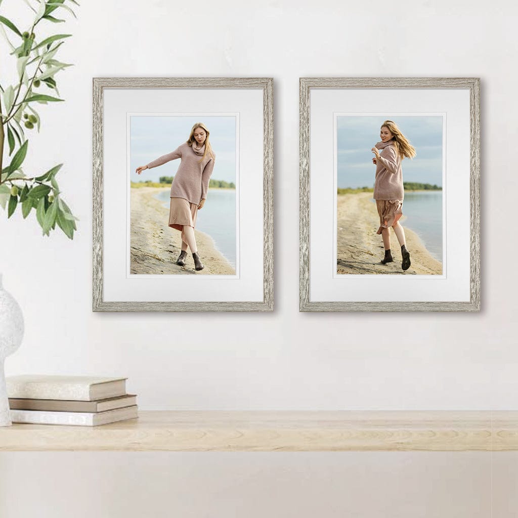 Woodgrain Deluxe Taupe Timber Photo Frame from our Australian Made Picture Frames collection by Profile Products (Australia) Pty Ltd