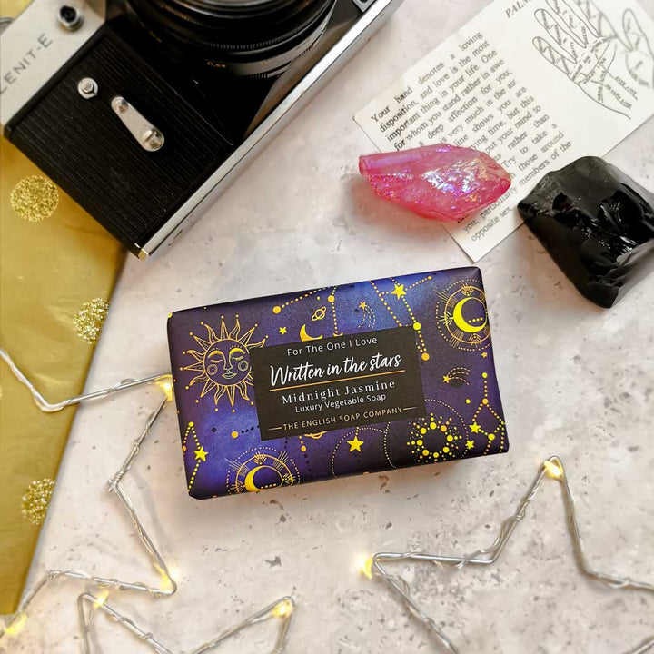 Written in the Stars Midnight Jasmine Gift Bar Soap from our Luxury Bar Soap collection by The English Soap Company