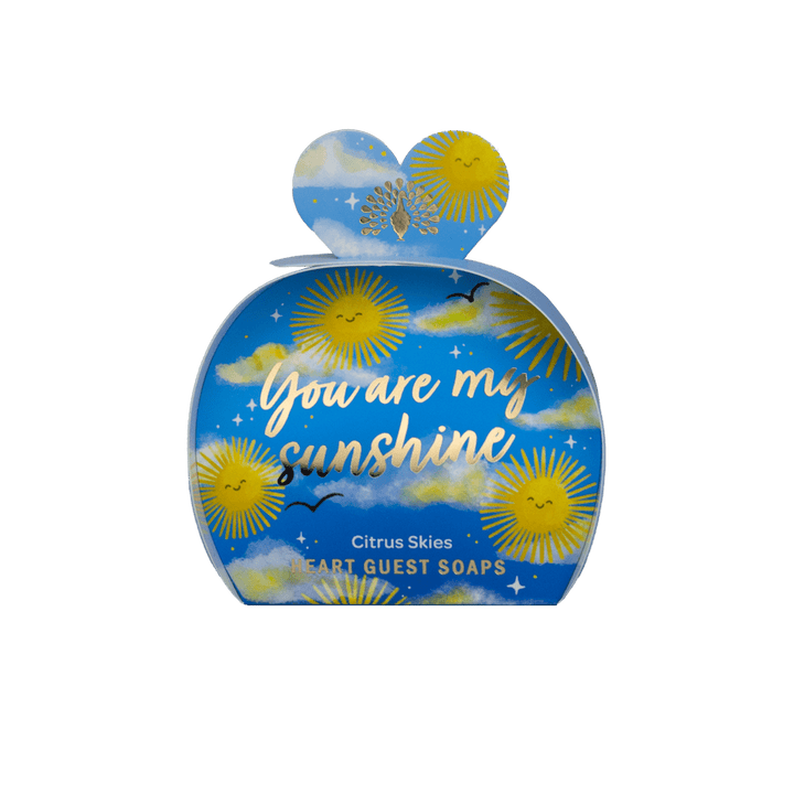You Are My Sunshine - Citrus Skies Mini Heart Gift Soaps (3 x 20g) from our Luxury Bar Soap collection by The English Soap Company