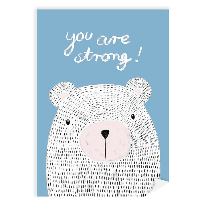 You Are Strong Empowerment Wall Art Print A4 (21 x 29.7cm) / Print Only / No Border from our Australian Made Framed Wall Art, Prints & Posters collection by Profile Products (Australia) Pty Ltd