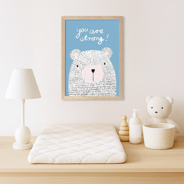 You Are Strong Empowerment Wall Art Print from our Australian Made Framed Wall Art, Prints & Posters collection by Profile Products (Australia) Pty Ltd