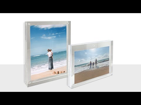 Newtown Acrylic Photo Display Block Set - Pack of 7