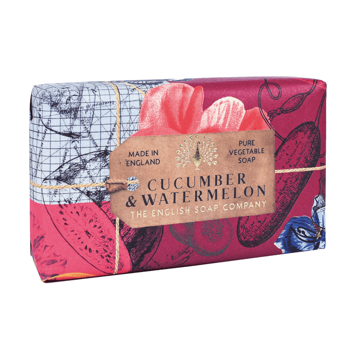 Anniversary Cucumber & Watermelon Soap from our Luxury Bar Soap collection by The English Soap Company