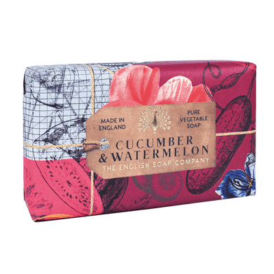 Anniversary Cucumber & Watermelon Soap from our Luxury Bar Soap collection by The English Soap Company