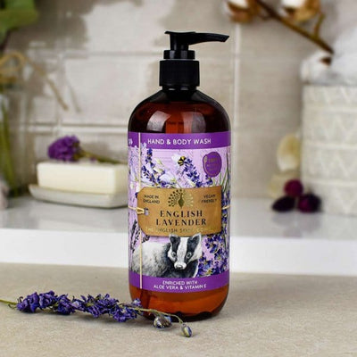 Anniversary Hand & Body Wash 500ml - English Lavender from our Liquid Hand & Body Soap collection by The English Soap Company