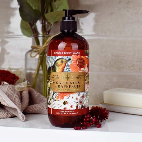 Anniversary Hand & Body Wash 500ml - Gardeners Grapefruit from our Liquid Hand & Body Soap collection by The English Soap Company