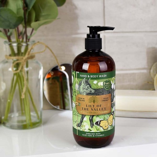 Anniversary Hand & Body Wash 500ml - Lily of The Valley from our Liquid Hand & Body Soap collection by The English Soap Company