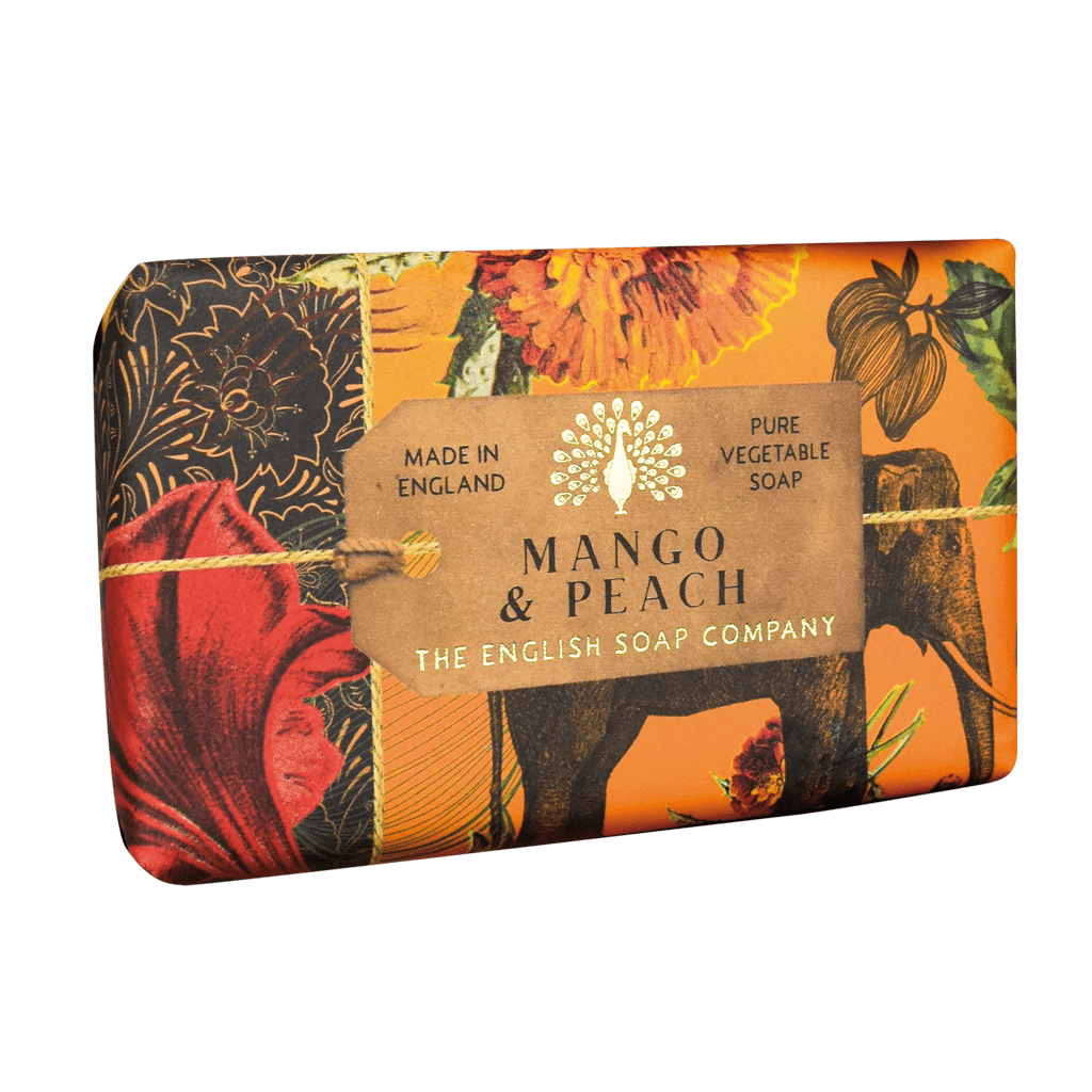 Anniversary Mango & Peach Soap from our Luxury Bar Soap collection by The English Soap Company