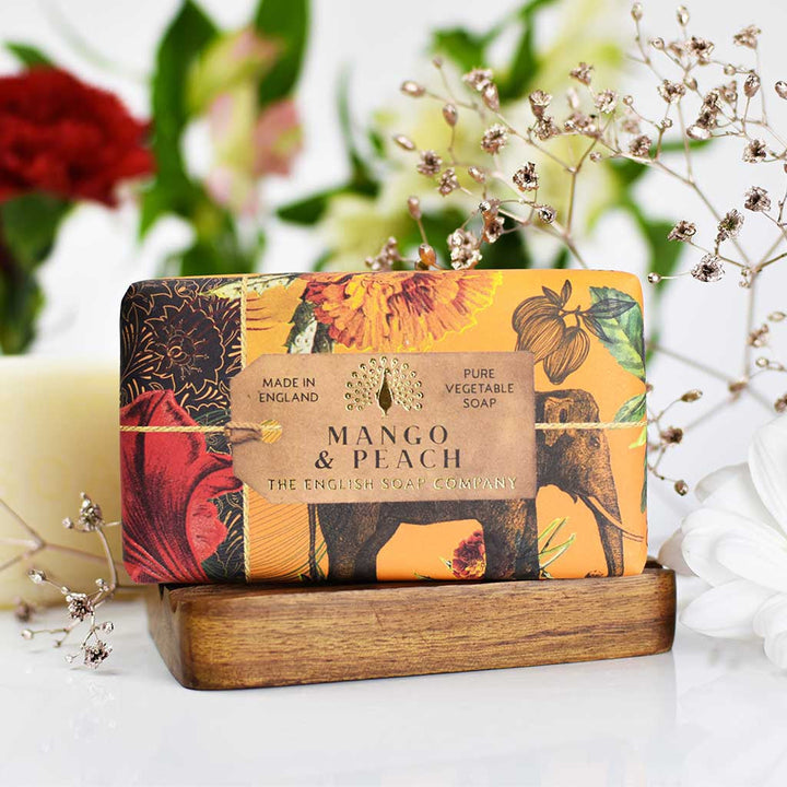 Anniversary Mango & Peach Soap from our Luxury Bar Soap collection by The English Soap Company