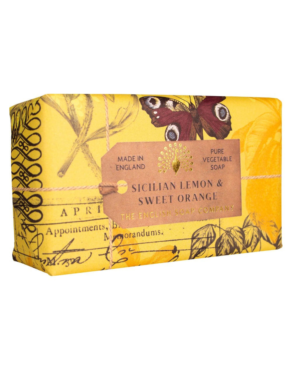 Anniversary Sicilian Lemon and Sweet Orange Soap from our Luxury Bar Soap collection by The English Soap Company