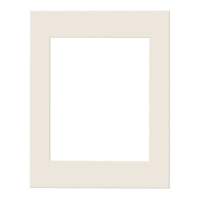 Antique White Mat Board 11x14in (28x35cm) to suit 8x10in (20x25cm) image from our Custom Cut Mat Boards collection by Profile Products Australia