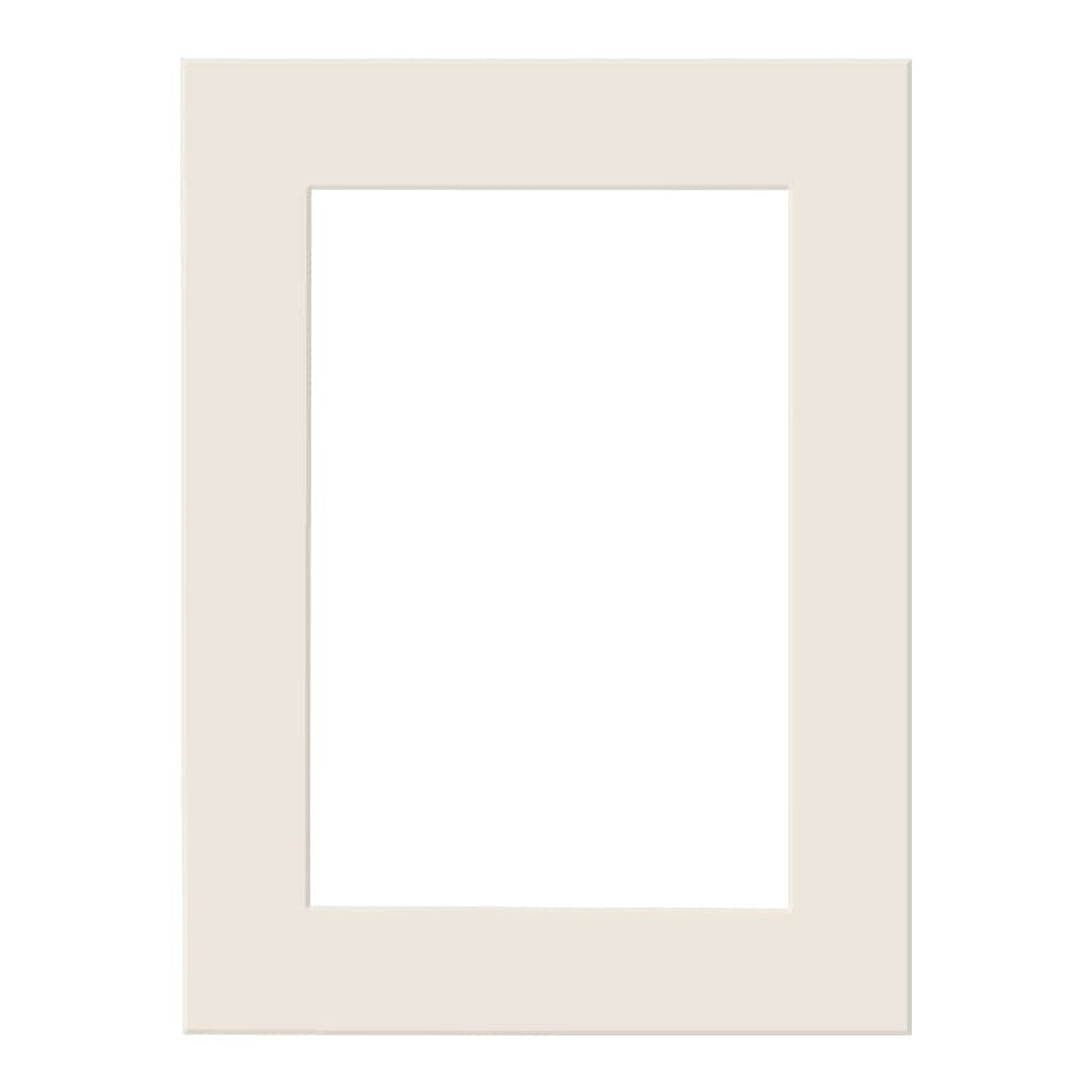 Antique White Mat Board 12x16in (30x40cm) to suit 8x12in (20x30cm) image from our Custom Cut Mat Boards collection by Profile Products Australia