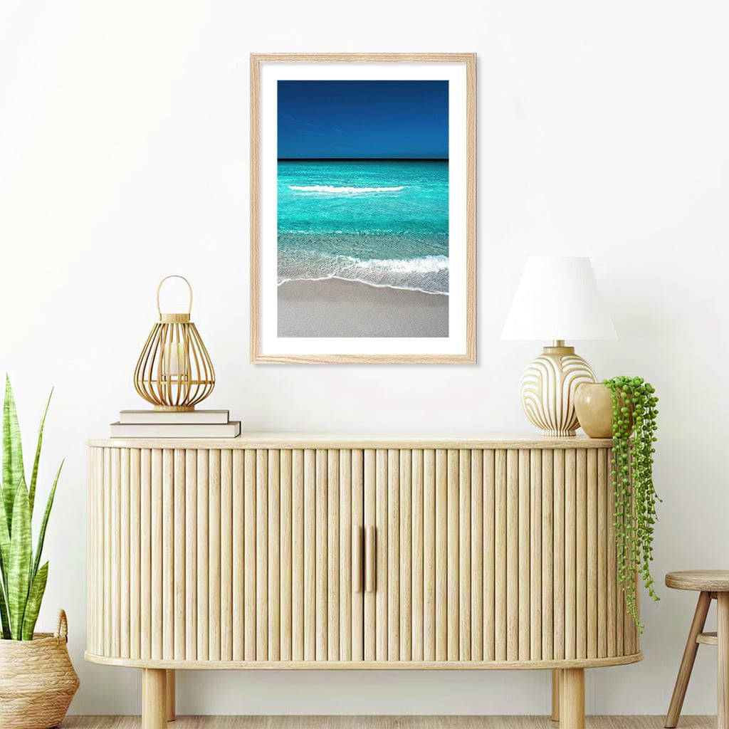 Aqua Blues 1 Binalong Bay Wall Art Print from our Australian Made Framed Wall Art, Prints & Posters collection by Profile Products Australia