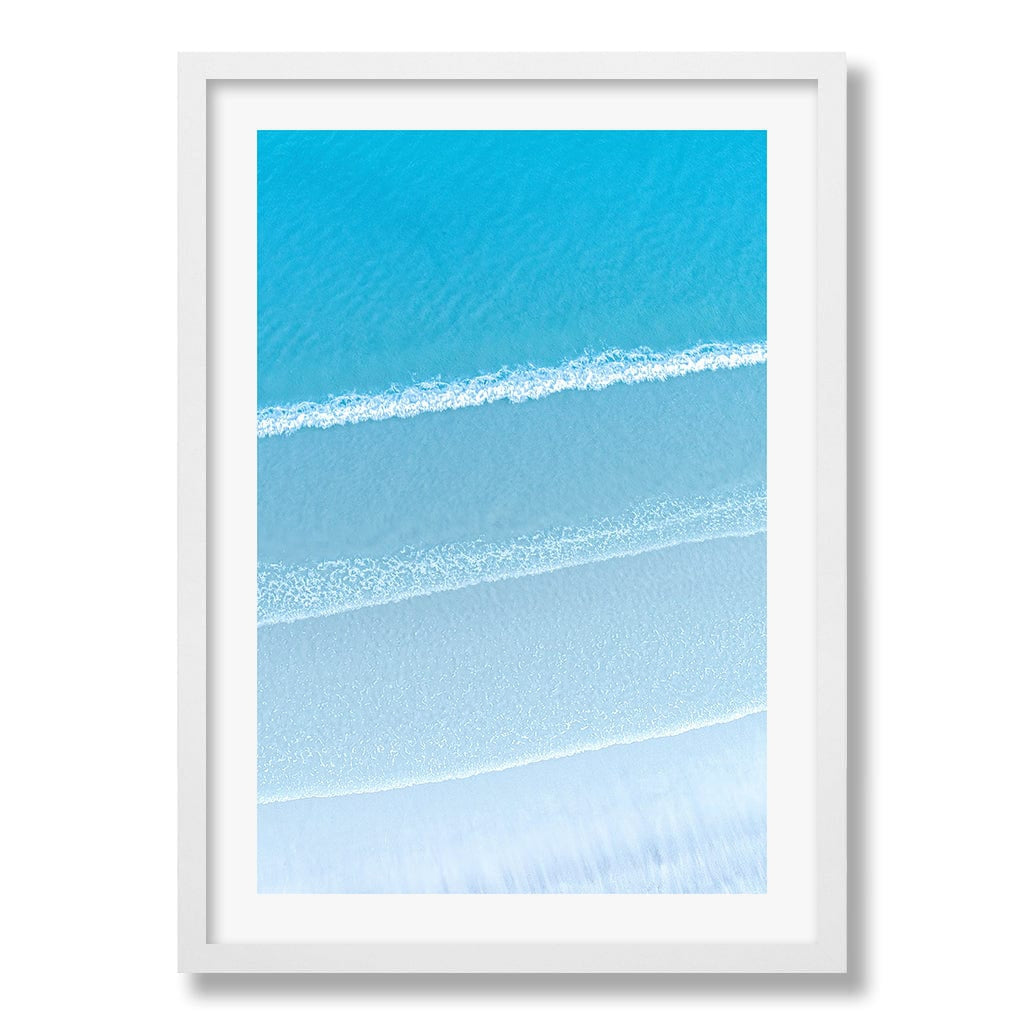 Aqua Blues 2 Callala Beach Wall Art Print from our Australian Made Framed Wall Art, Prints & Posters collection by Profile Products Australia