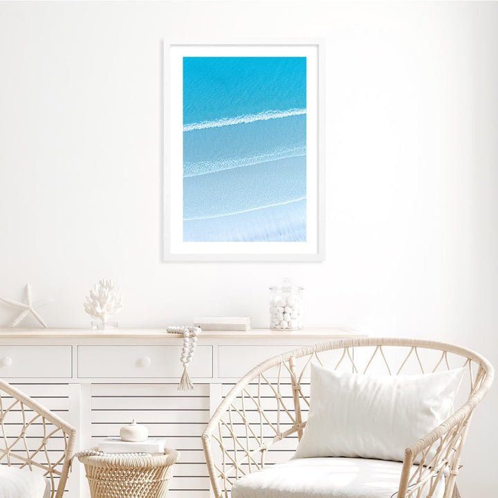 Aqua Blues 2 Callala Beach Wall Art Print from our Australian Made Framed Wall Art, Prints & Posters collection by Profile Products Australia