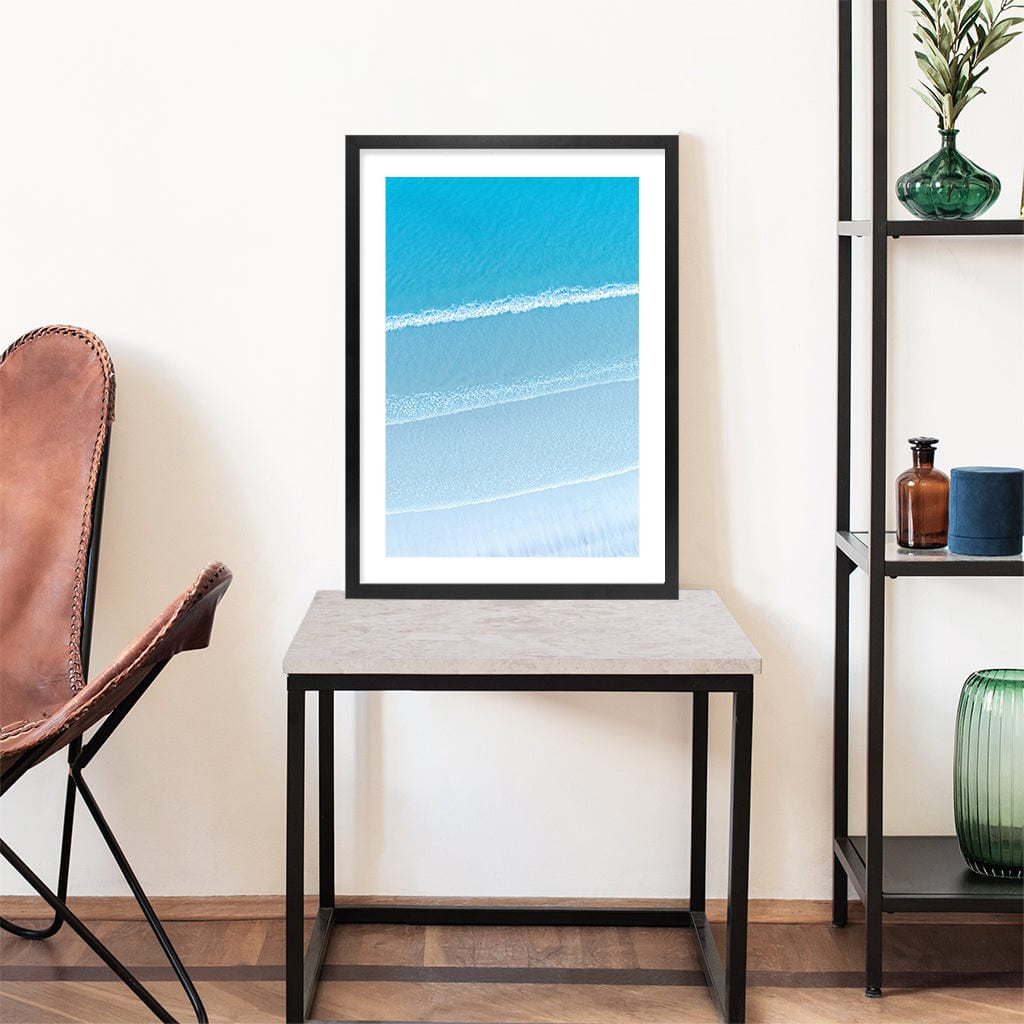 Aqua Blues 2 Callala Beach Wall Art Print from our Australian Made Framed Wall Art, Prints & Posters collection by Profile Products Australia