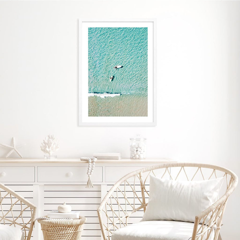 Aqua Boards Sunshine Coast Wall Art Print from our Australian Made Framed Wall Art, Prints & Posters collection by Profile Products Australia