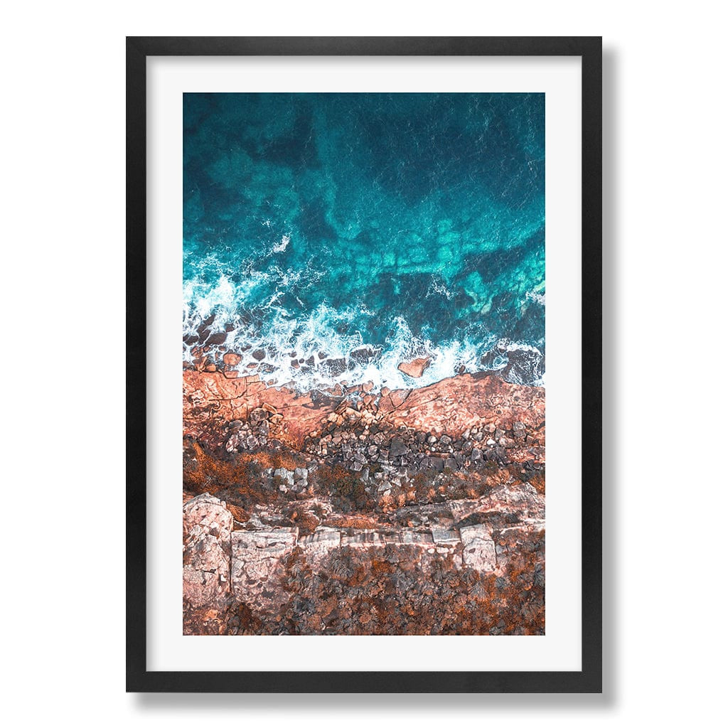 Aqua Rocks 2 North Head Manly Wall Art Print from our Australian Made Framed Wall Art, Prints & Posters collection by Profile Products Australia