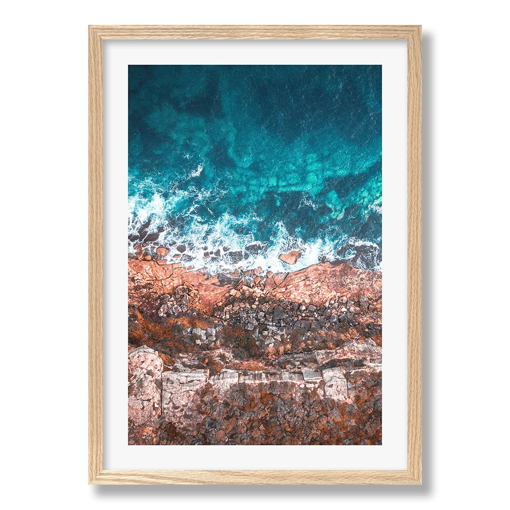 Aqua Rocks 2 North Head Manly Wall Art Print from our Australian Made Framed Wall Art, Prints & Posters collection by Profile Products Australia