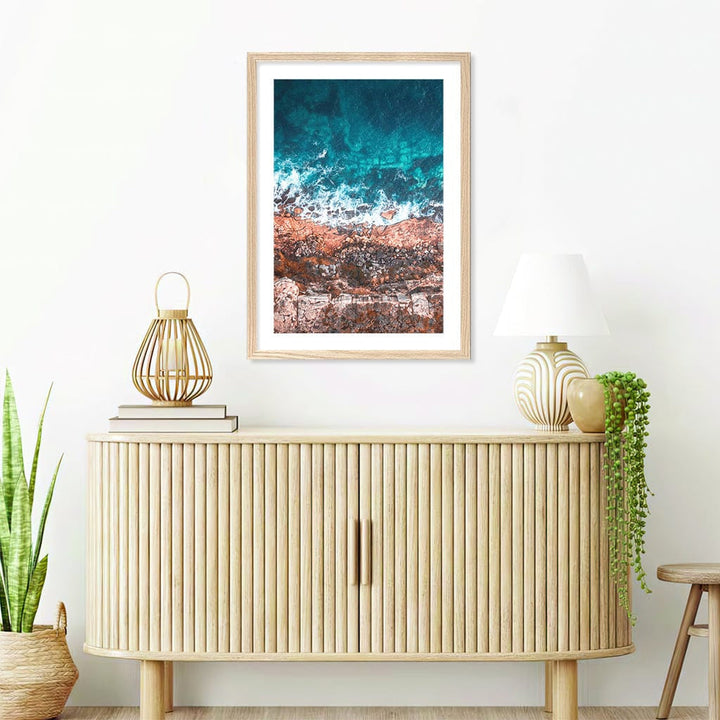 Aqua Rocks 2 North Head Manly Wall Art Print from our Australian Made Framed Wall Art, Prints & Posters collection by Profile Products Australia