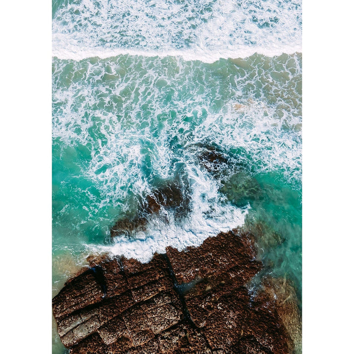 Aqua Rocks 3 Point Cartwright Wall Art Print from our Australian Made Framed Wall Art, Prints & Posters collection by Profile Products Australia