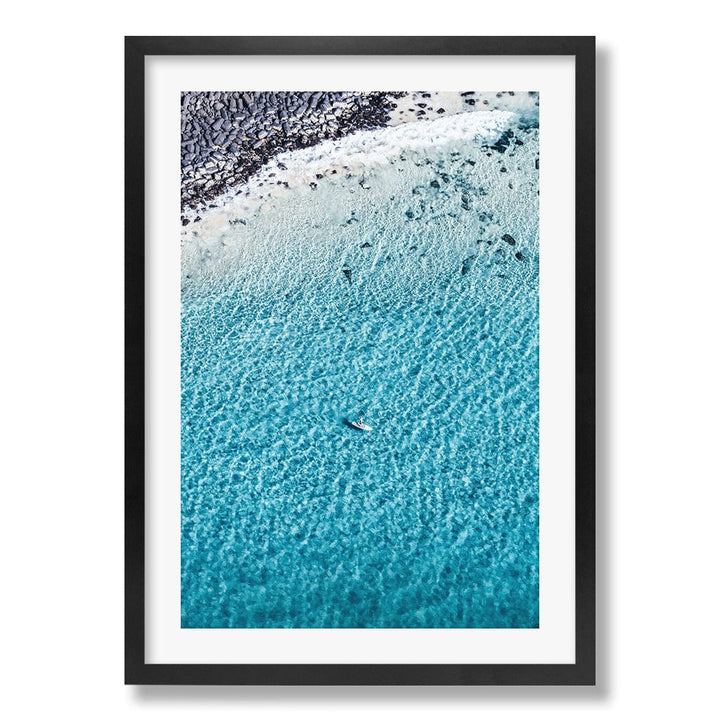 Aqua Rocks 4 Tallebudgera Wall Art Print from our Australian Made Framed Wall Art, Prints & Posters collection by Profile Products Australia