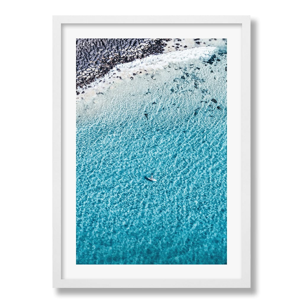 Aqua Rocks 4 Tallebudgera Wall Art Print from our Australian Made Framed Wall Art, Prints & Posters collection by Profile Products Australia