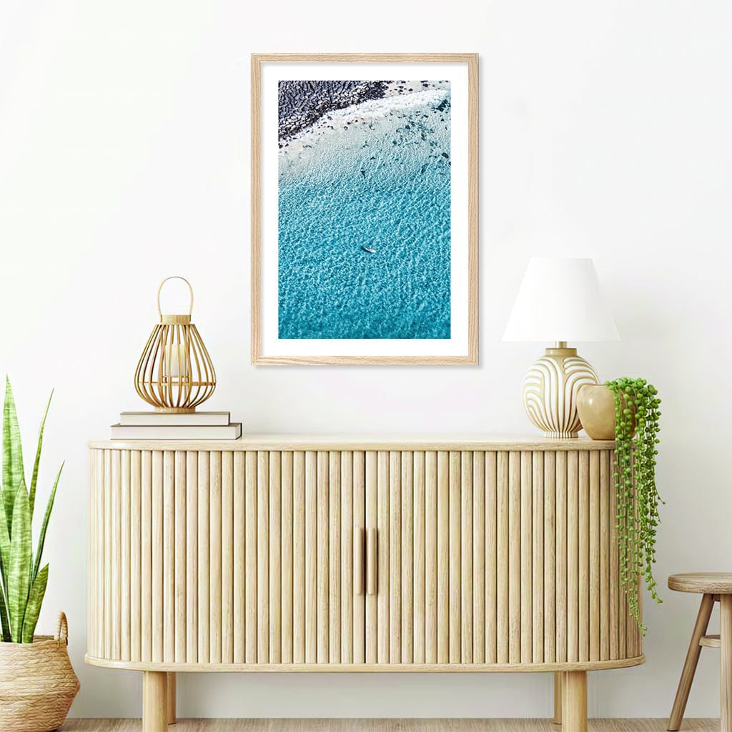 Aqua Rocks 4 Tallebudgera Wall Art Print from our Australian Made Framed Wall Art, Prints & Posters collection by Profile Products Australia