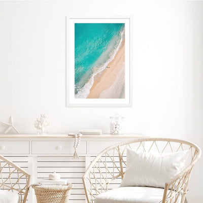 Aqua Sands 4 Cronulla Beach Wall Art Print from our Australian Made Framed Wall Art, Prints & Posters collection by Profile Products Australia