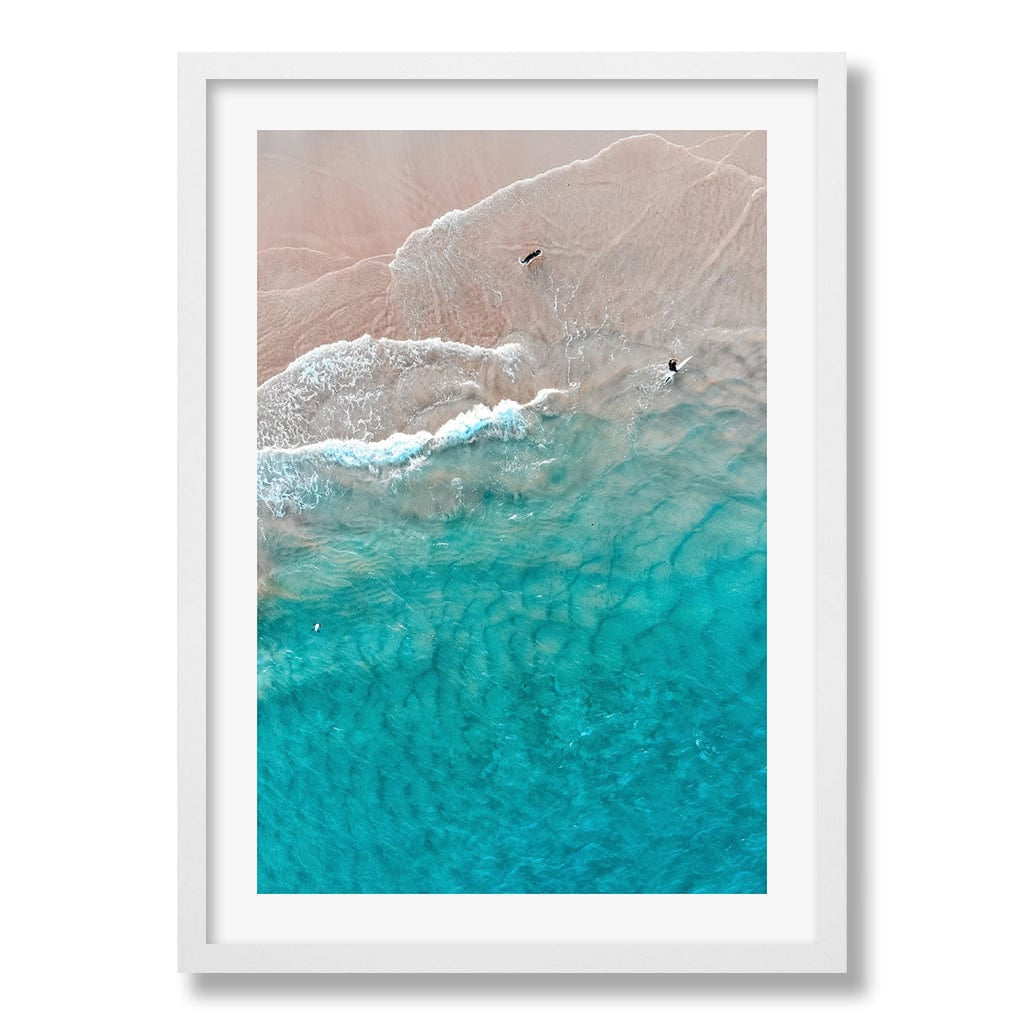 Aqua Sands 5 Main Beach Wall Art Print from our Australian Made Framed Wall Art, Prints & Posters collection by Profile Products Australia