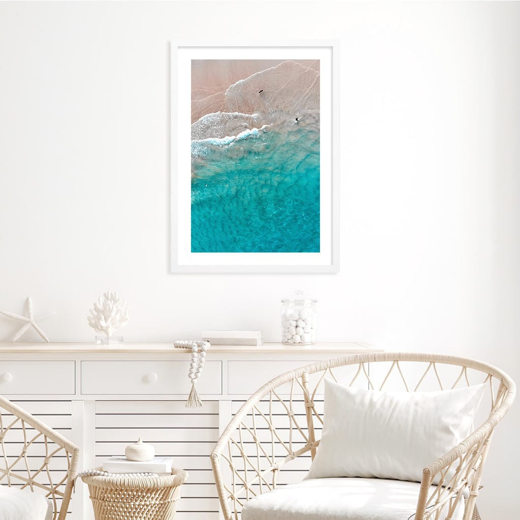 Aqua Sands 5 Main Beach Wall Art Print from our Australian Made Framed Wall Art, Prints & Posters collection by Profile Products Australia