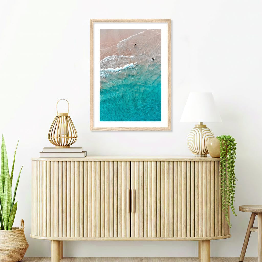 Aqua Sands 5 Main Beach Wall Art Print from our Australian Made Framed Wall Art, Prints & Posters collection by Profile Products Australia