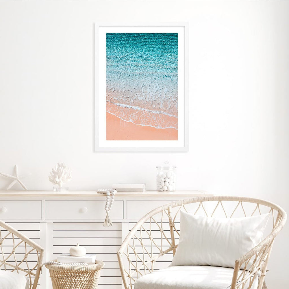 Aqua Sands 6 Sunshine Coast Wall Art Print from our Australian Made Framed Wall Art, Prints & Posters collection by Profile Products Australia