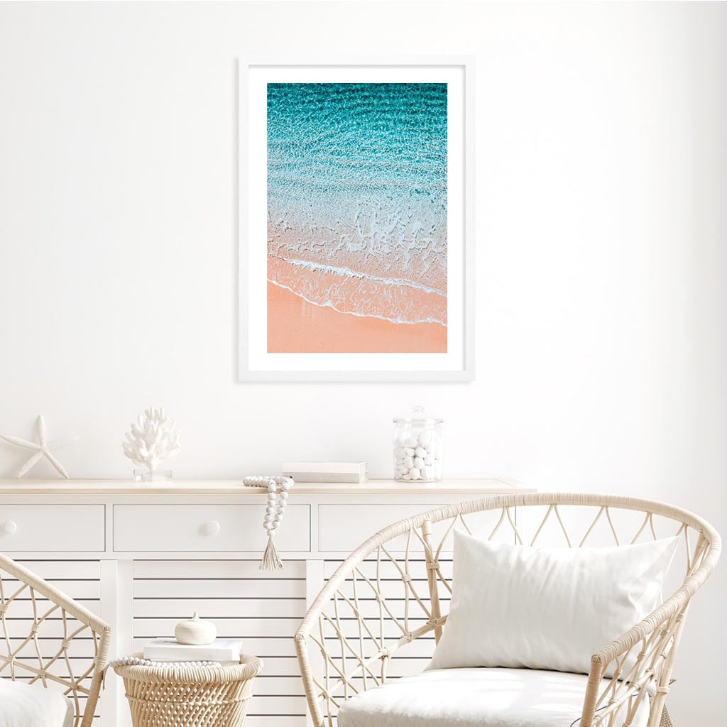 Aqua Sands 6 Sunshine Coast Wall Art Print from our Australian Made Framed Wall Art, Prints & Posters collection by Profile Products Australia