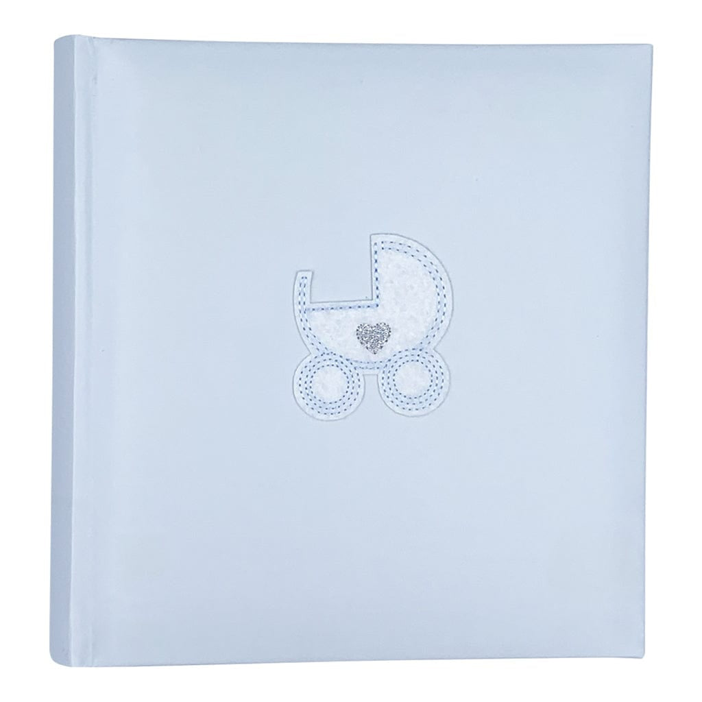Baby Pram Blue Slip-In Photo Album 4x6in - 200 Photos from our Photo Albums collection by Profile Products Australia