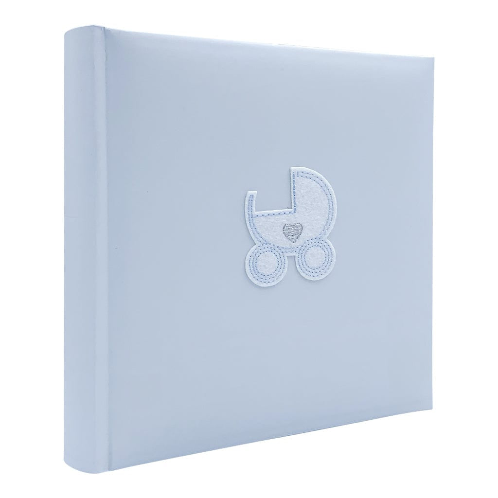 Baby Pram Blue Slip-In Photo Album from our Photo Albums collection by Profile Products Australia