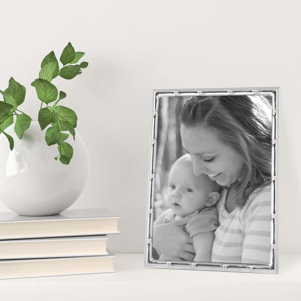 Bamboo Silver Metal Photo Frame from our Metal Photo Frames collection by Profile Products Australia