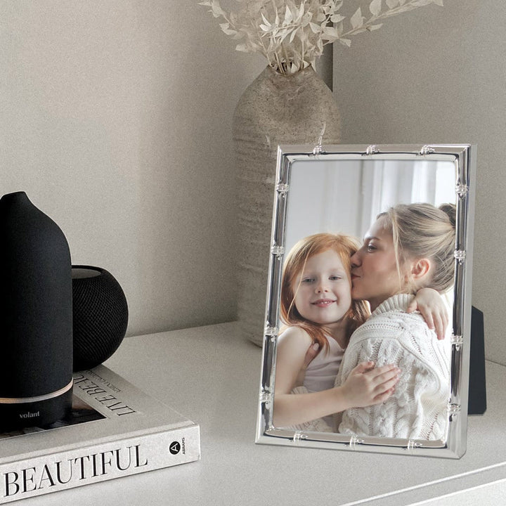 Bamboo Silver Metal Photo Frame from our Metal Photo Frames collection by Profile Products Australia